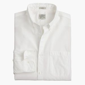 J. Crew Secret Wash shirt in white